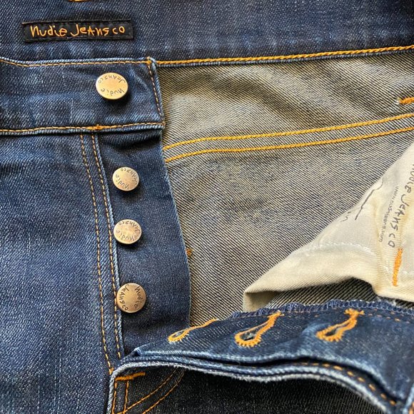 Nudie Grim Tim Slim Fit Jeans -32x32 - Picture 6 of 12